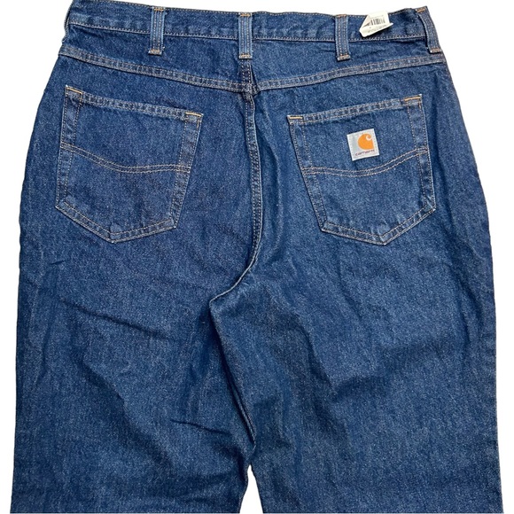 NEW CARHARTT Relaxed Fit 5 Pocket Jeans Denim Size 34X30 - Picture 4 of 8